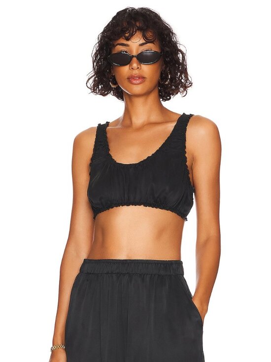 lunya Other - Lunya Washable Silk Bralette in Immersed Black Size Medium